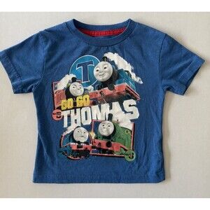 Thomas & Friends Cartoon Character Train Tank Engine Short Sleeve T-Shirt 2T
